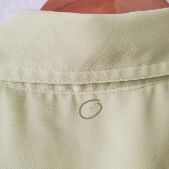 Green Button Down Top - Picture 5 of 5